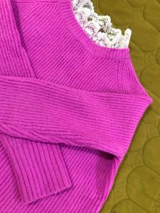 Korean PUllover in Majenta Pink Fits Bust 32-36