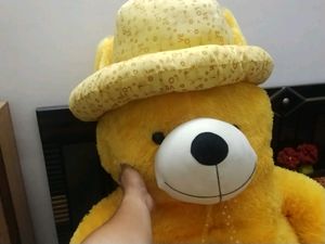 6 Feet Teddy Bear In Yellow Colour