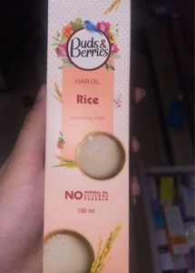 Buds & Berries Rice Hair Oil