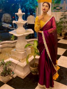 Elegant Purple Saree