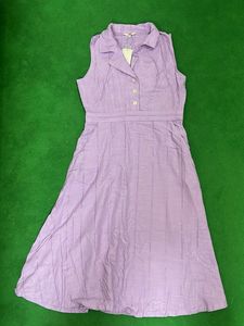 Lavender Shirt Dress