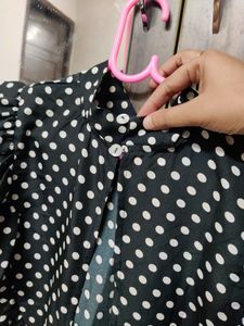 Polka Dot Crop Top