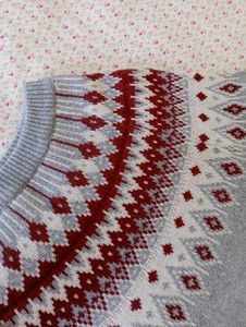 Patterned Knit Sweater