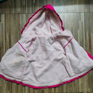 Hot pink jacket for young girls