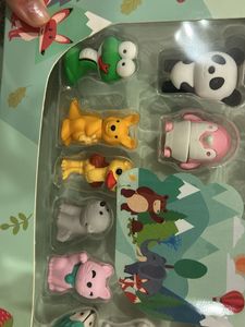 Animal Shape Eraser Set