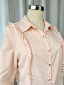 🪔24Hrs DIWALI SALE🪔Pink Ruffle Blouse