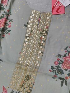 Melange Floral Straight Kurta New With Tag