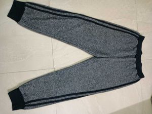 Gray Striped Joggers