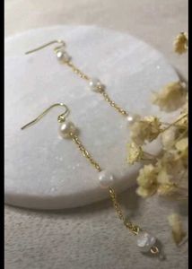 Korean Pearl Necklace ❤️and Earing Set