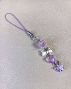 Trendy Handmade Kuromi Phone Charm