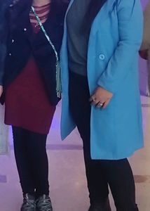 Ice Blue Over Coat 🧥