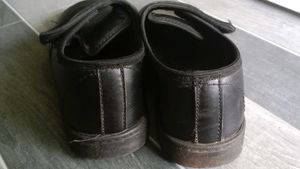 Odyssia Black Leather Shoes
