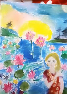 Lotus Painting