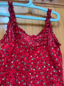 Red Floral Print Bodycon Dress
