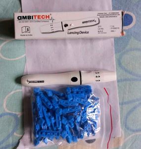 Ambitech Lancing Device for Painless Finger Prick