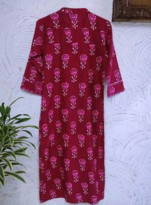 💕 Rose Pink Kurti