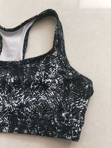 S Stylish Printed Sports Bra