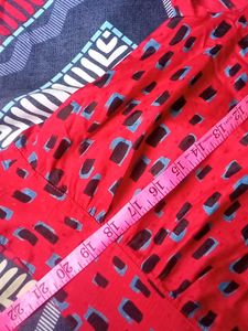 Red Printed Top