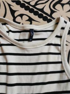 Striped Crop Tank Top