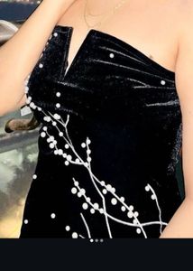 Newme asia Black off shoulder bodycon dress