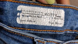 Kotty brand blue Straight jeans
