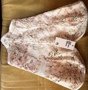 Off White Tie Up Corset Top(Tag Attached)