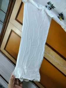 White Long Sleeve kurti