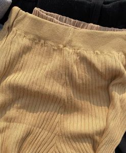 Tan Flared Pants