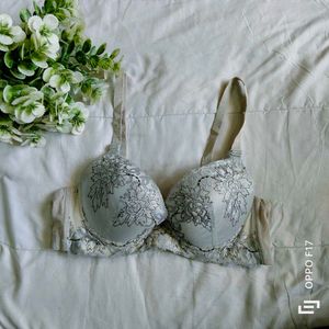 Flower Embroidery Bra