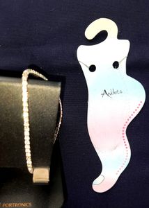 Silver Stone Anklet