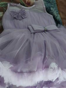 Cute Lavender Tulle Party Dress