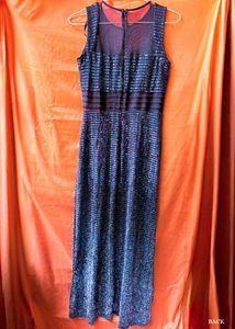 Elegant Navy Blue Maxi Dress