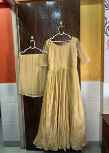 34 bust Elegant Ethnic Gown with dupatta