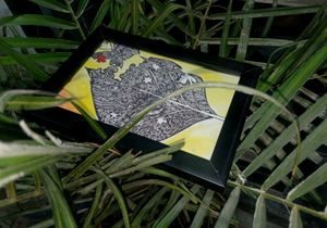 Wall Painting, Handwork Frame With Painting
