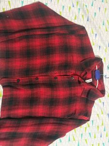 Red Plaid Crop Top