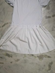 White Casual Girls Dress