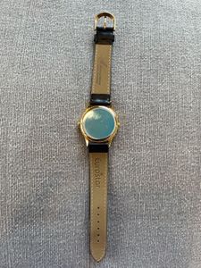 Men’s Black Watch With Gold Dial