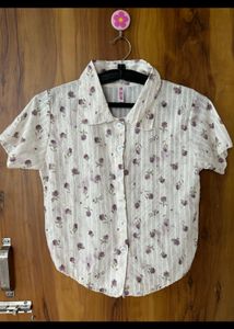 Lavender Printed Shirt