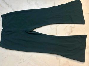 Green Flared Pants