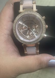 Women's Rose Gold Stainless Steel Chronograph