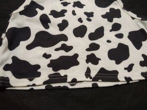 🥳Flate Sell 🥳Shein Cow Print Crop Top