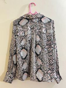 Zebra Pink Printed Shirt 🎀