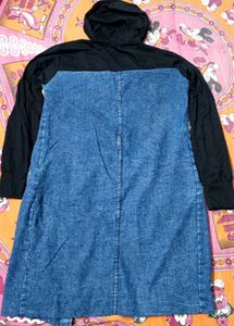 Hooded Denim Dress