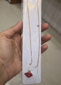Lip Charm Necklace