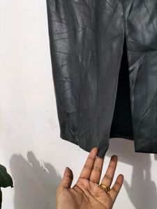 Leather Side Slit Skirt 🖤