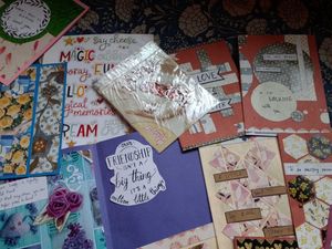 Combo Of 12 Handmade Cards, A Scrapbook Base