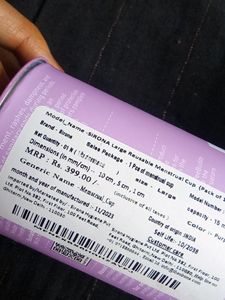 Sirona pad Free Periods Menstrul Cup