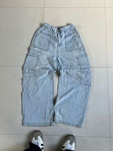 Light Wash Cargo Pants