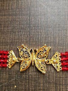 Gold Plated Butterfly Choker