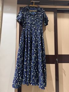 NEW FLORAL BLUE MAXI DRESS